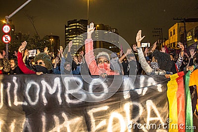 Protesters Editorial Stock Photo